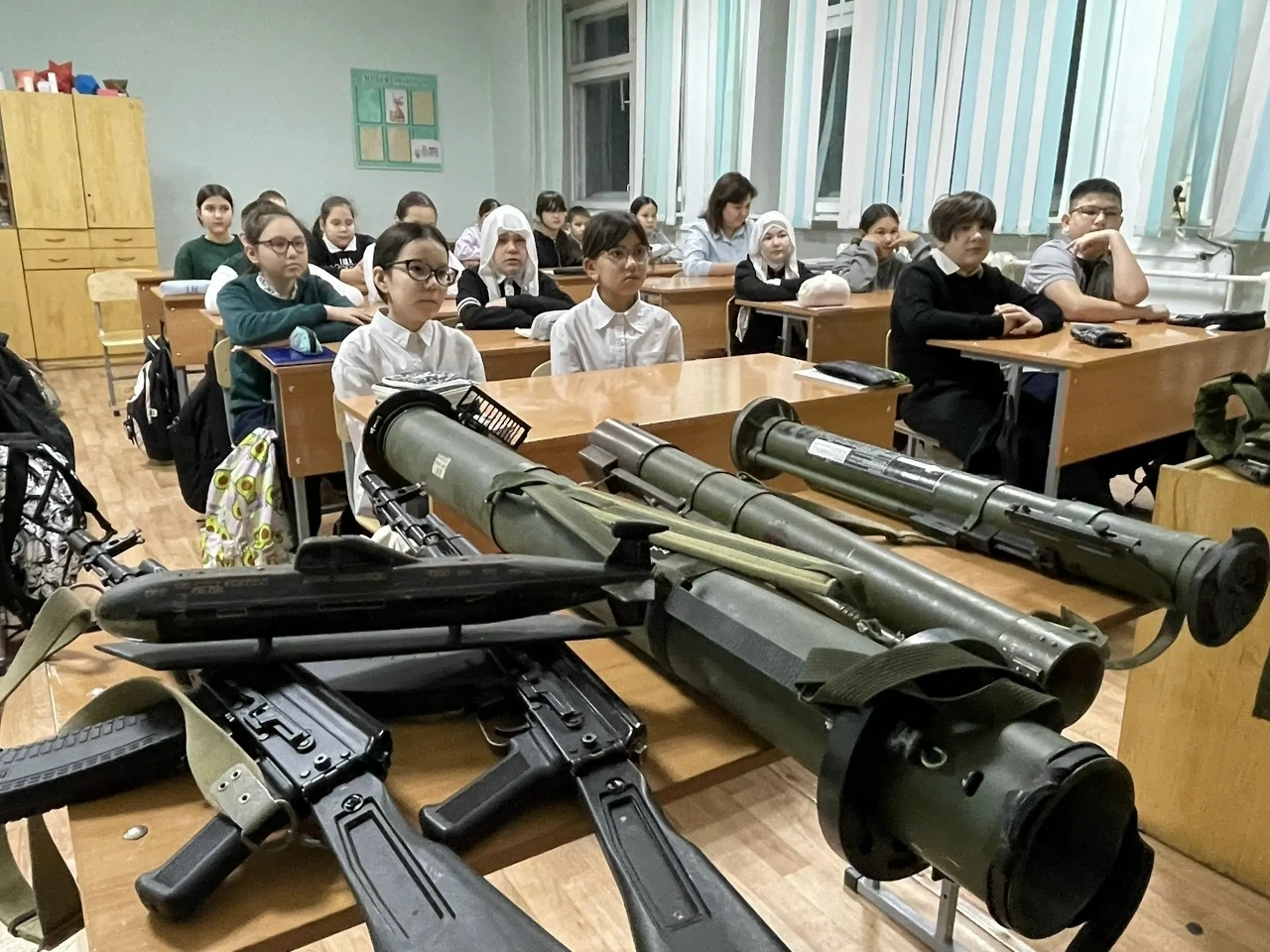 В Башкирской гимназии №9 Мелеуза прошёл Урок мужества