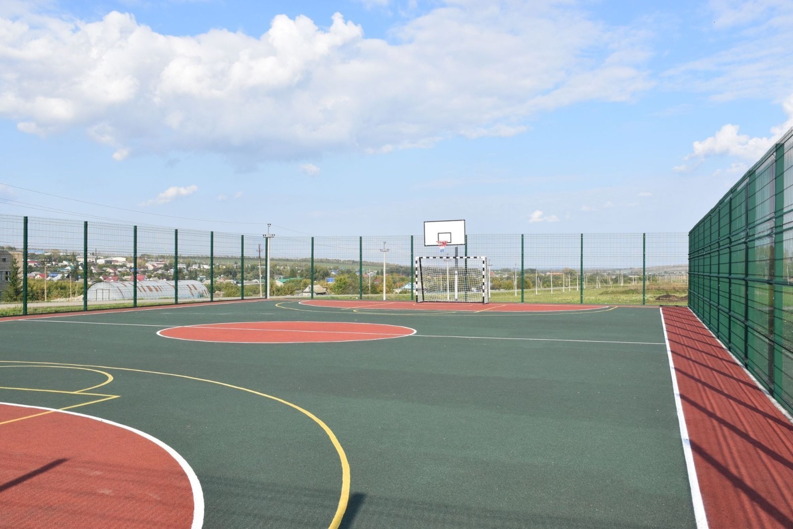 Этап благоустройства парка завершили в райцентре Башкирии