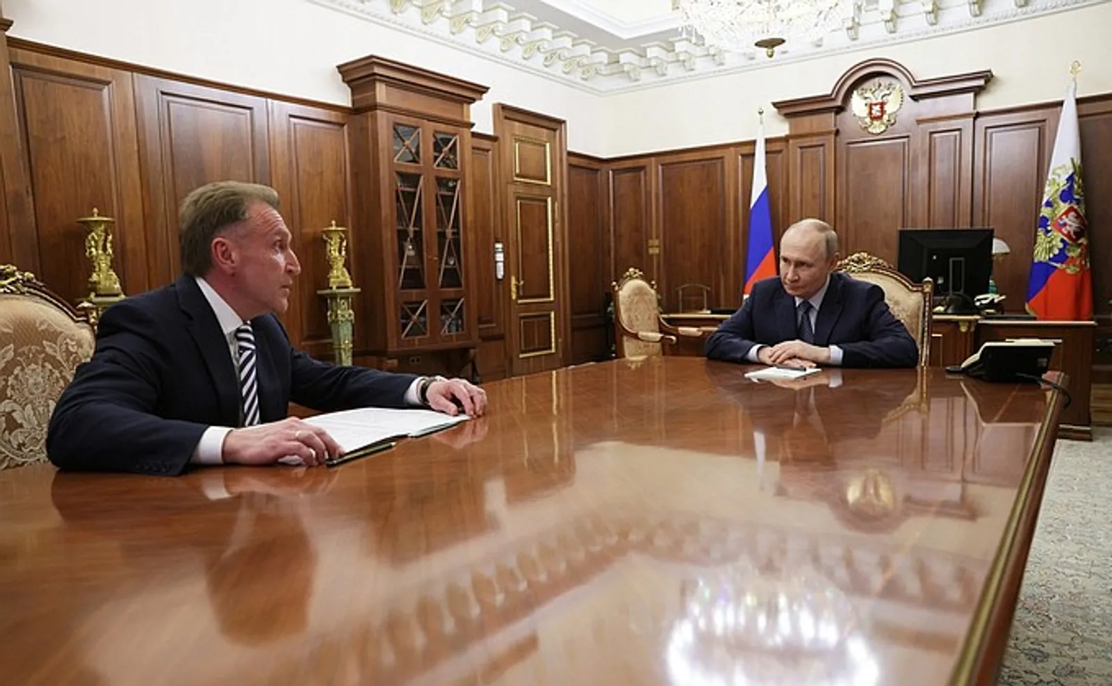 Владимир Путин провёл встречу с председателем госкорпорации развития «ВЭБ.РФ»