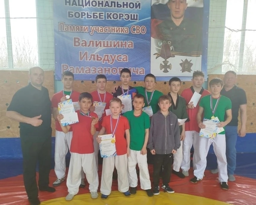 Мелеузовские борцы взяли медали в Фёдоровском районе в турнире на приз бойца СВО