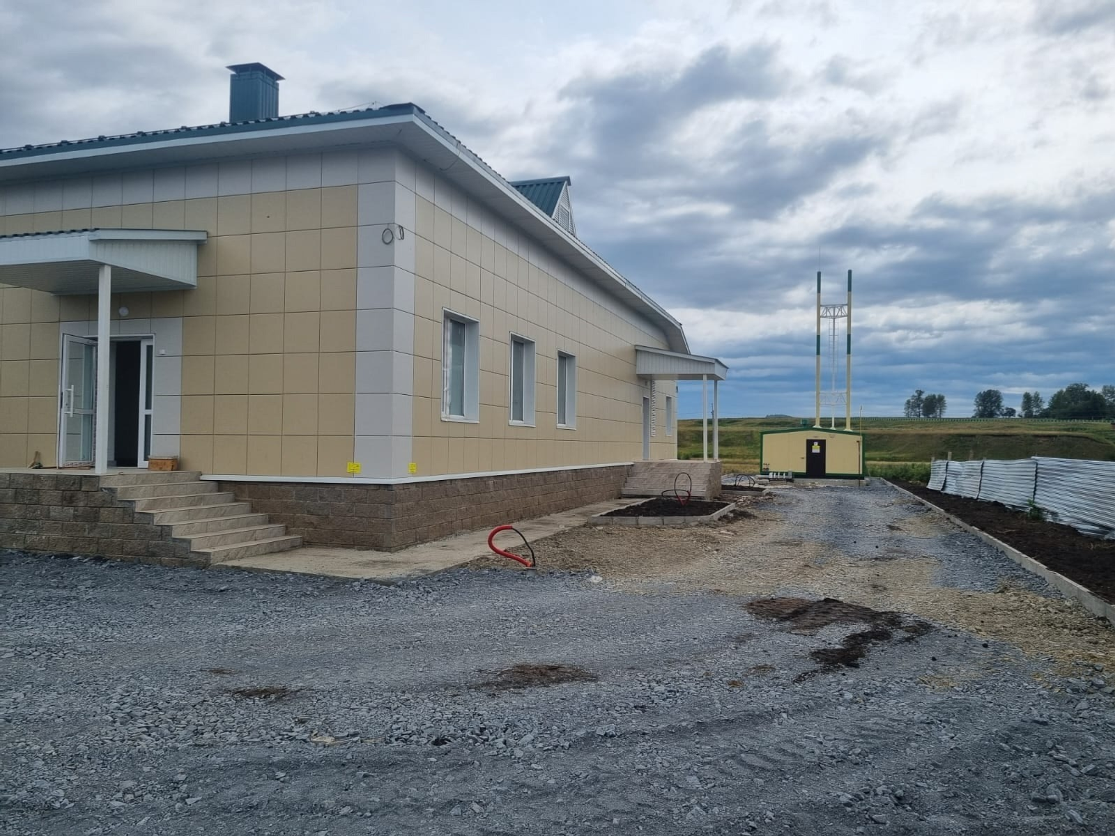 В отдалённом селе Башкирии завершают строительство нового дома культуры