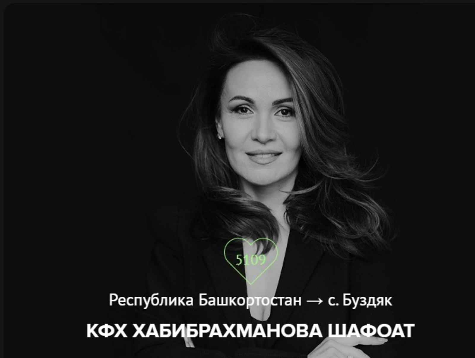 Жители Башкирии могут поддержать землячку в премии «25 легендарных фермеров»