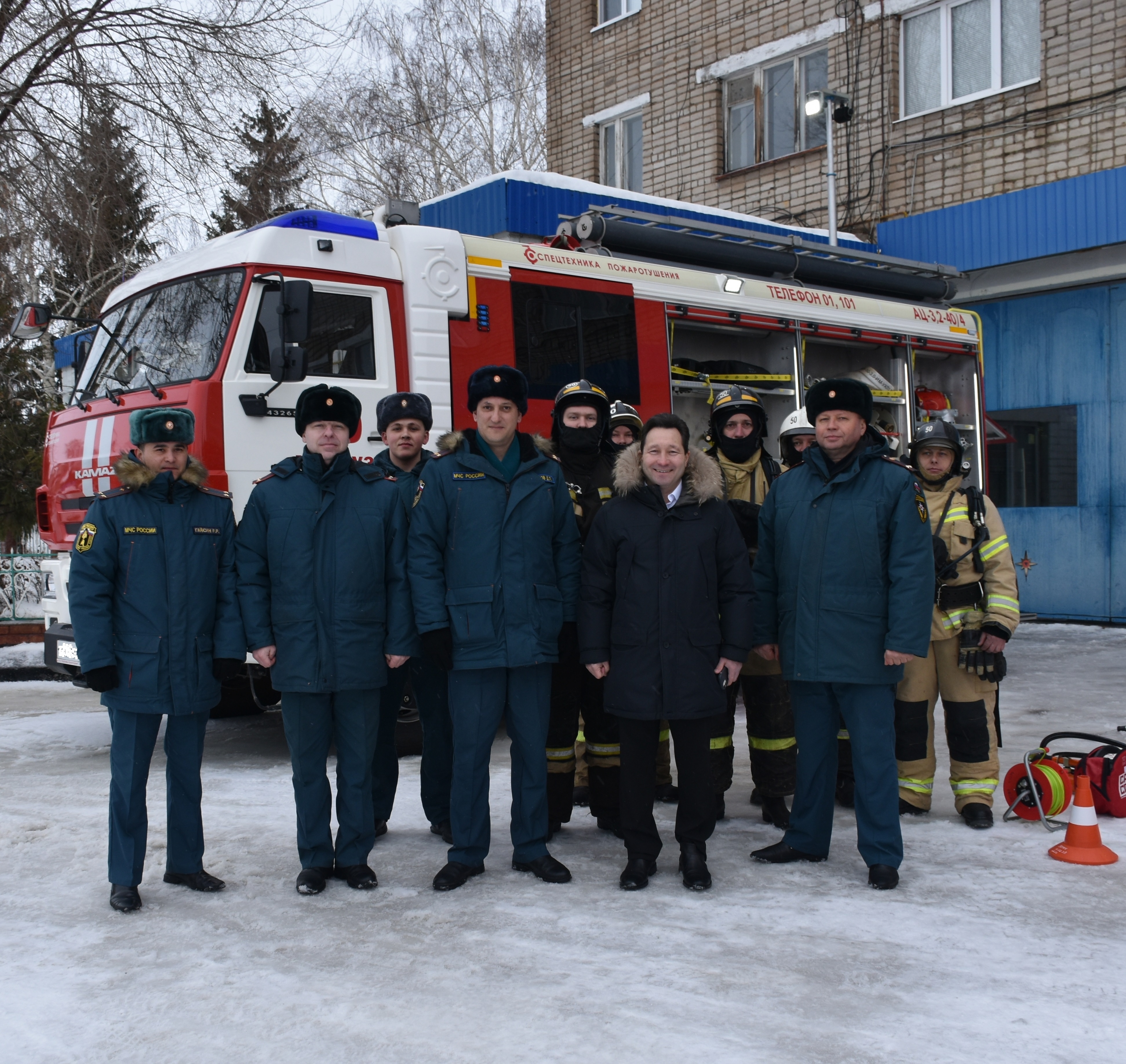Новая пожарная машина заступила на дежурство в ПСЧ-50 г. Мелеуза