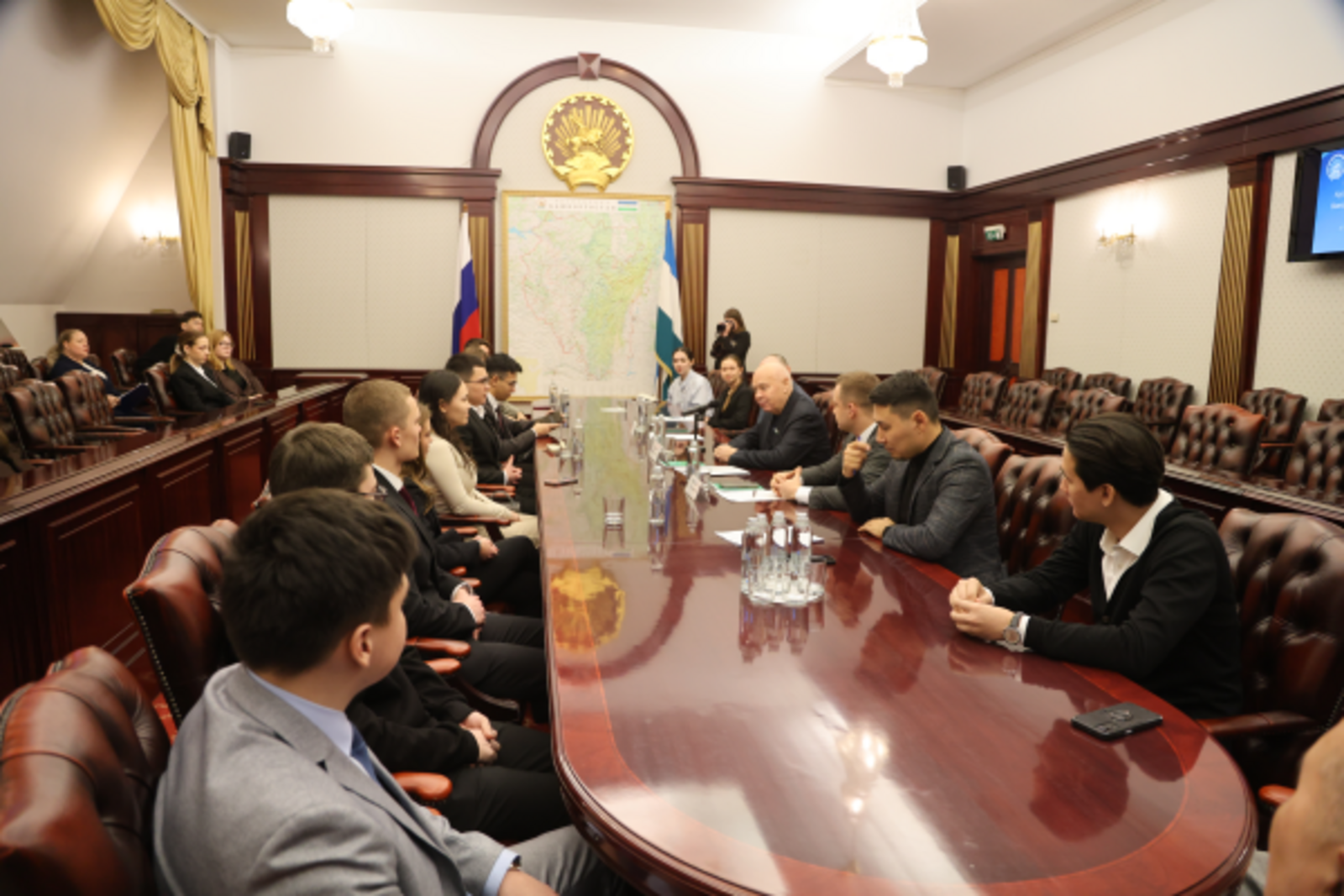 Константин Толкачёв встретился со студентами - уроженцами Башкирии