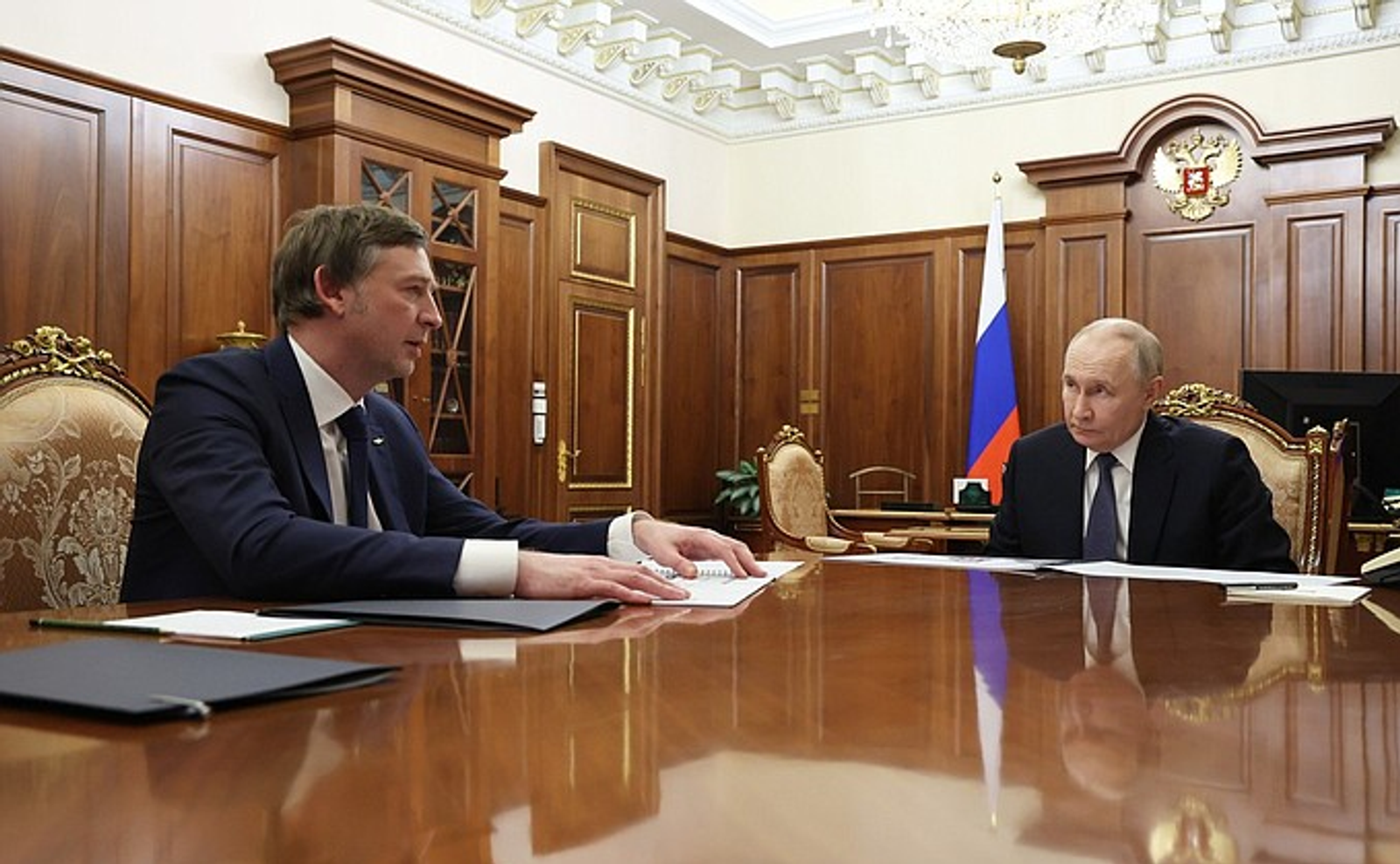 Президент провёл встречу с главой компании «Аэрофлот» Сергеем Александровским