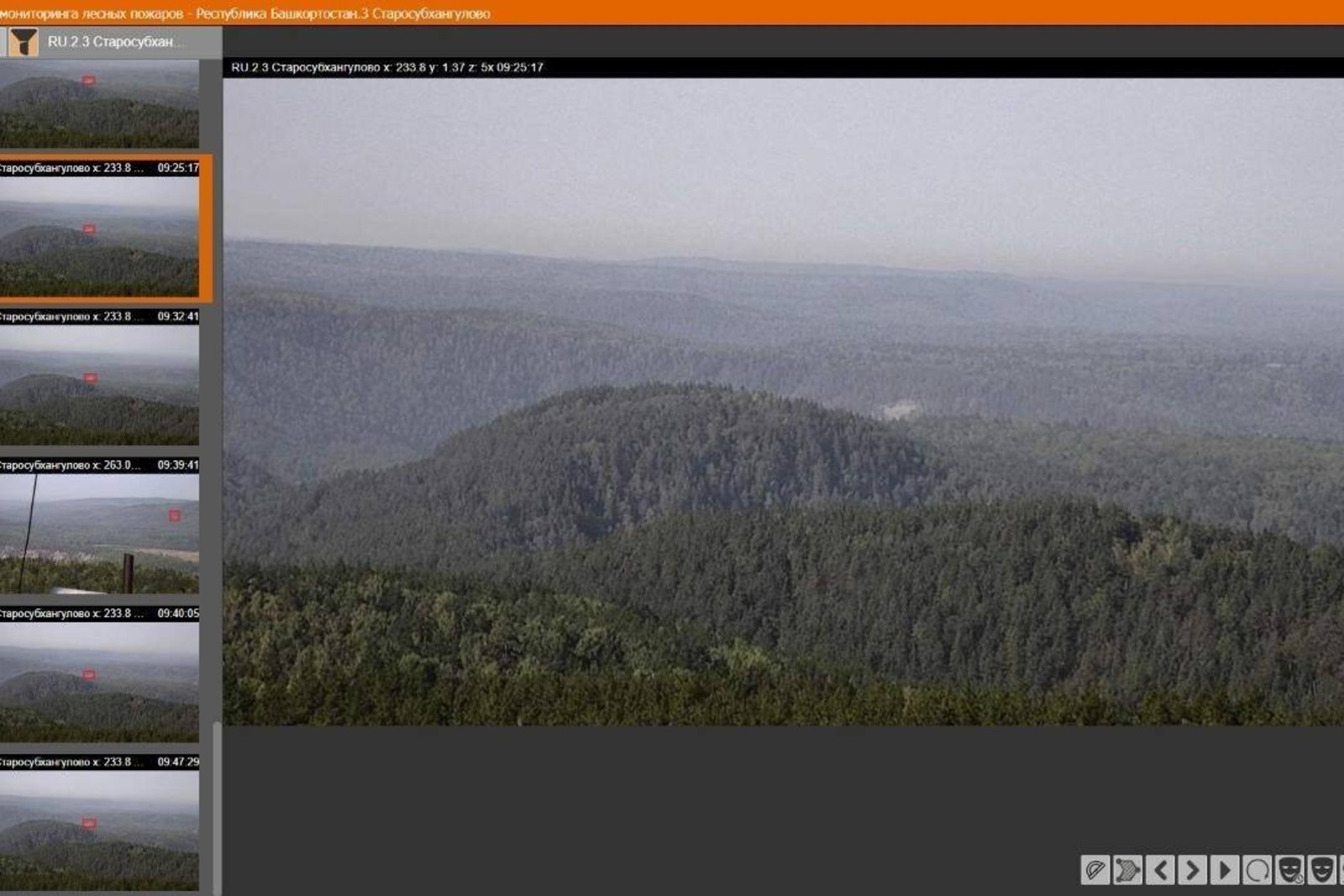 Видеокамеры за четыре года выявили 78 лесных пожаров