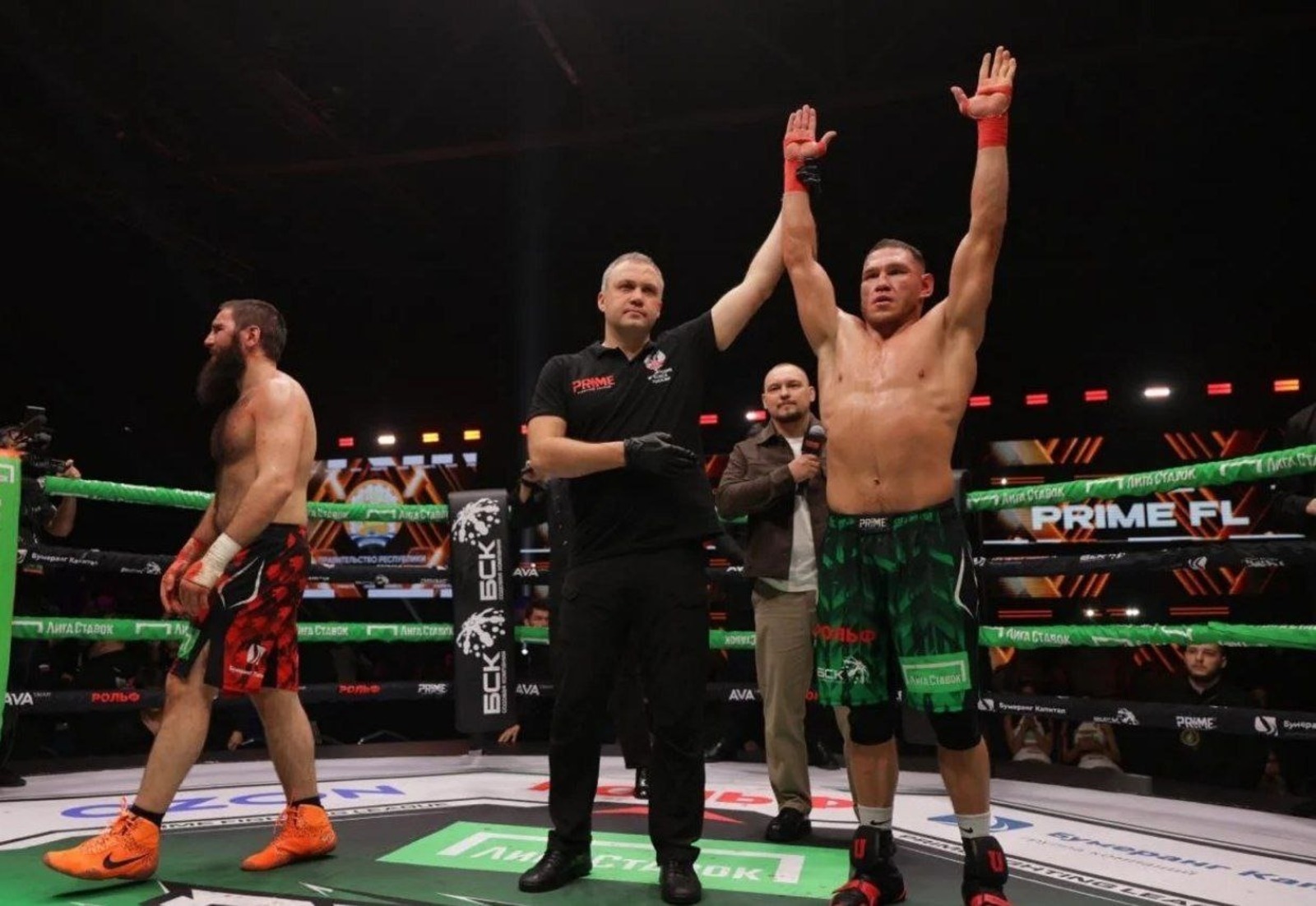 Главный бой турнира Prime FL завершился победой Ильнара Ишимбаева