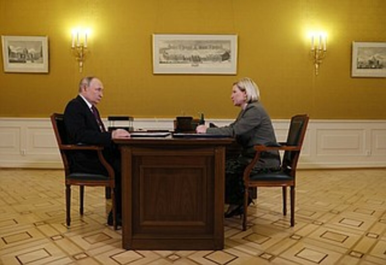 Владимир Путин провёл встречу с Министром культуры Ольгой Любимовой