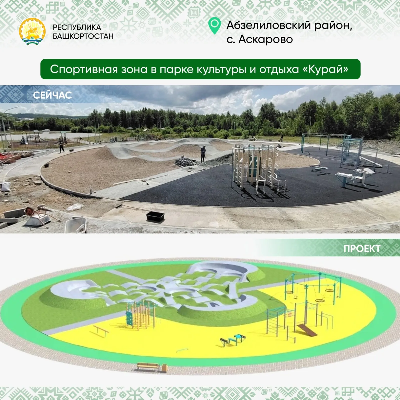 Глава Башкирии рассказал, что учитывают при благоустройстве территорий