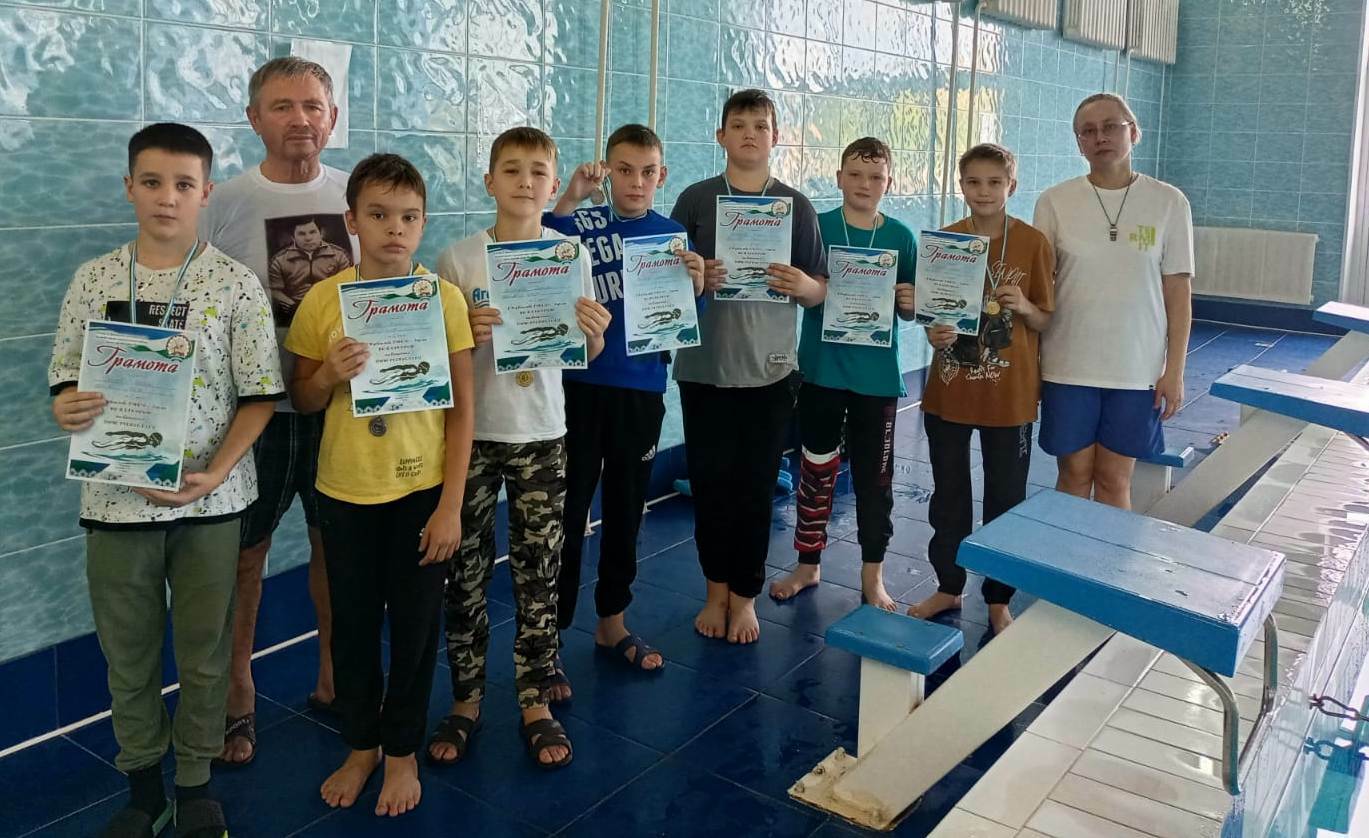 В бассейне "Агидель" соревновались пловцы из Зиргана Мелеузовского района