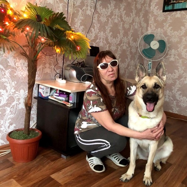 Жительница Мелеуза и её собака-поводырь 5 лет живут душа в душу