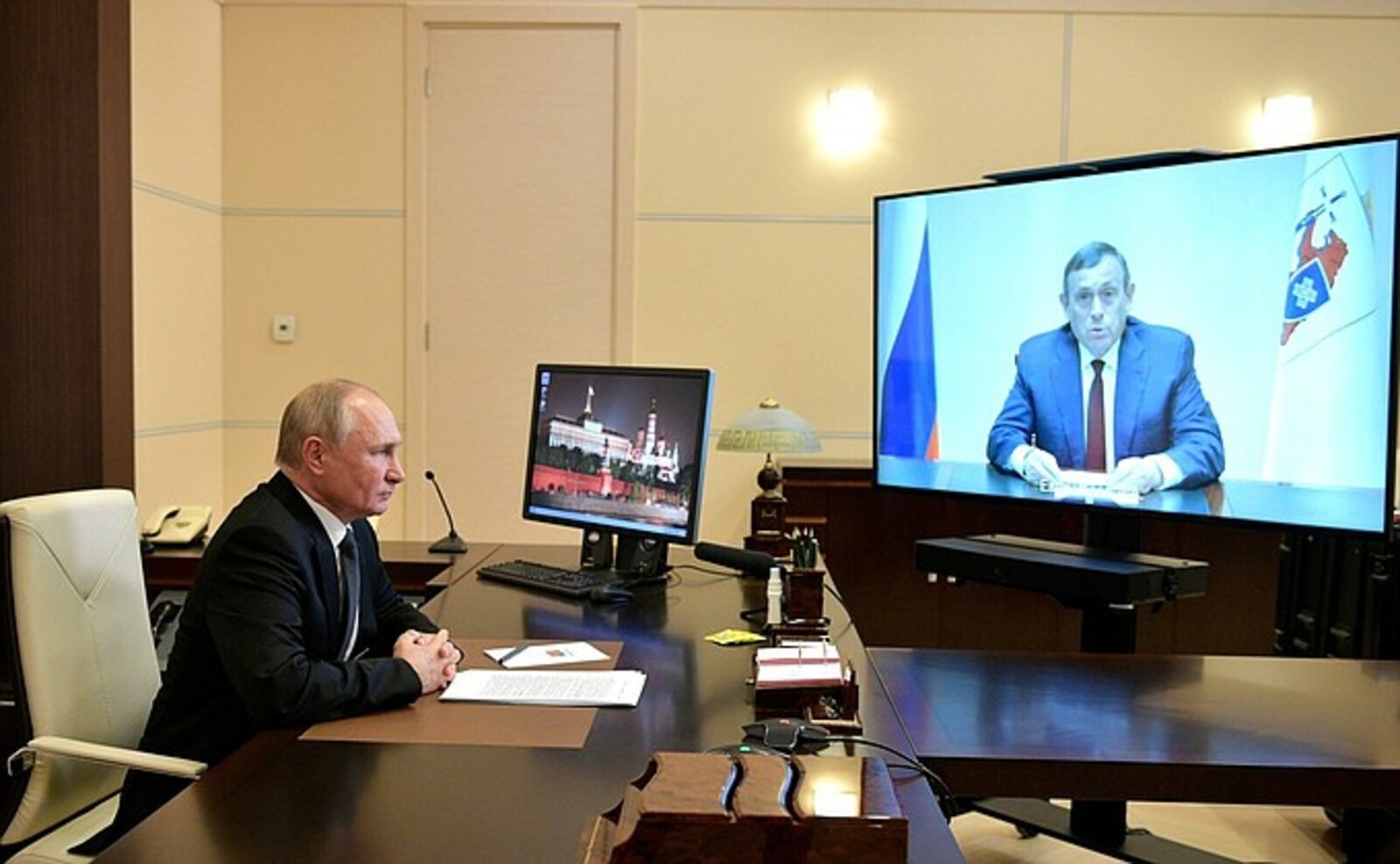 Президент России провёл встречу с главой Республики Марий Эл