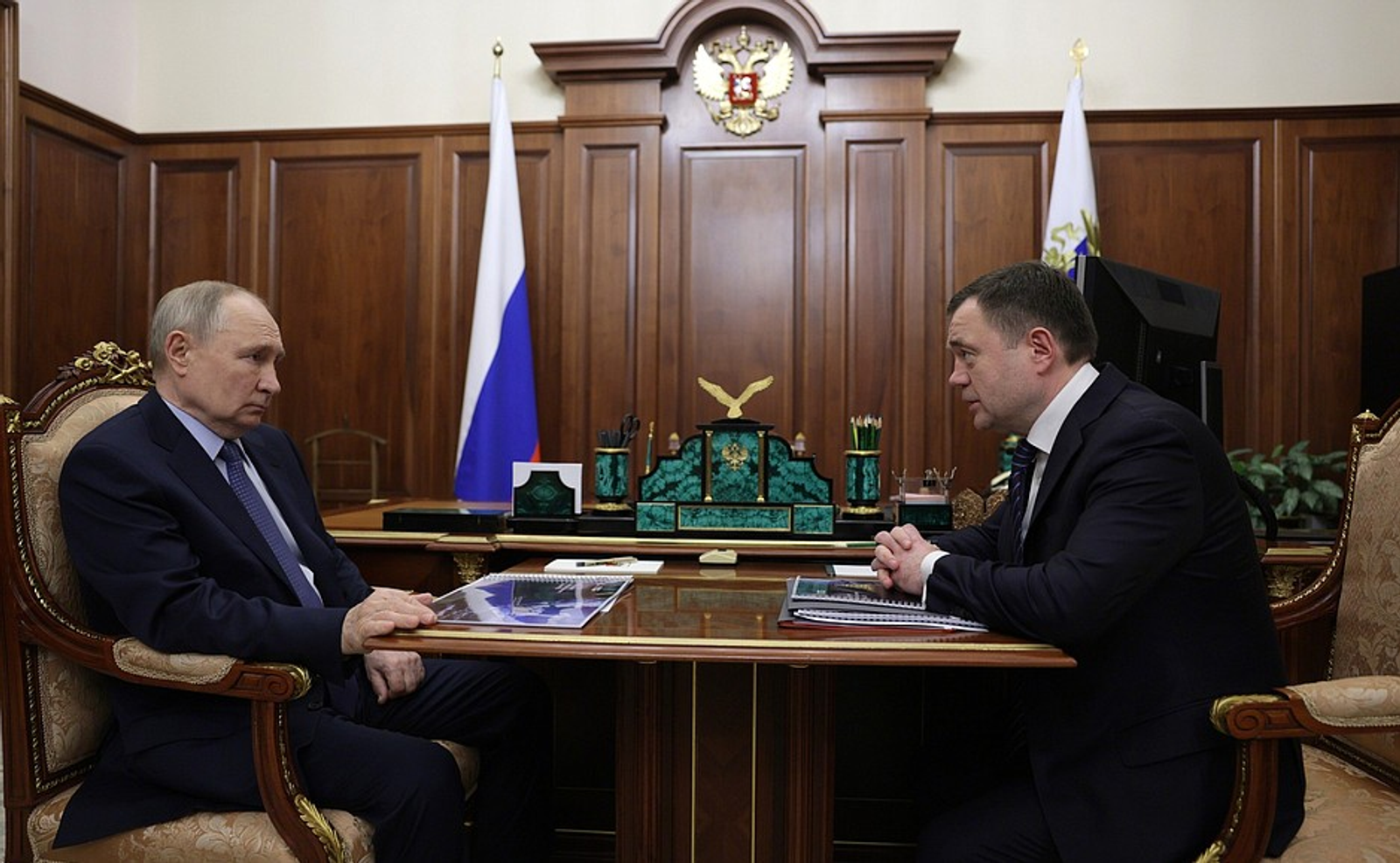 Путин провёл встречу с председателем ПАО «Банк ПСБ» Петром Фрадковым