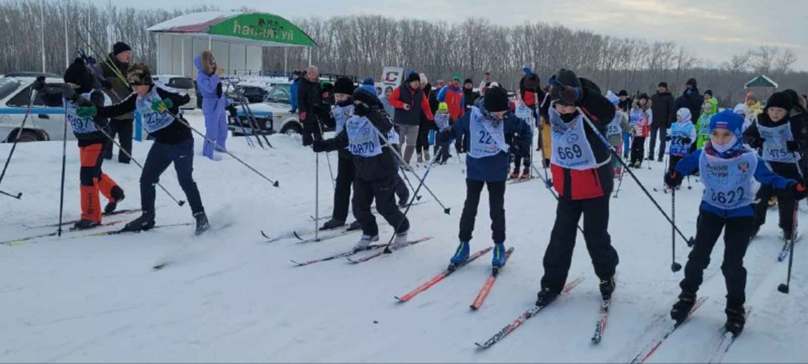 В Мелеузе прошли рождественские лыжные гонки