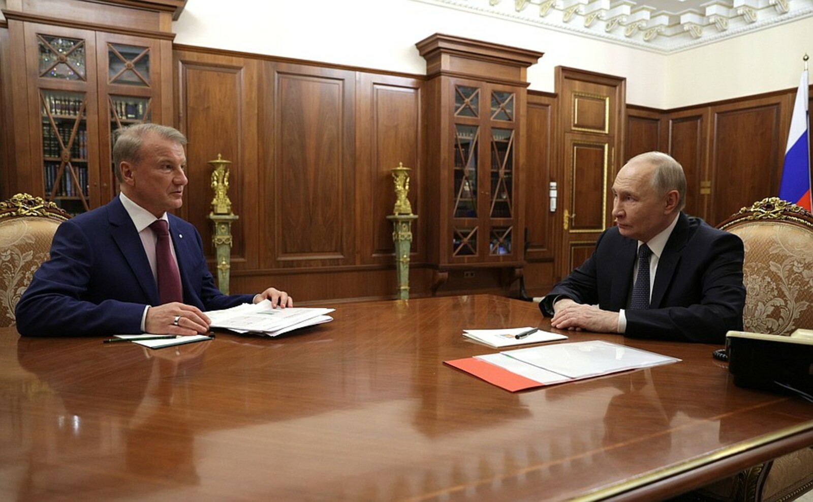 Владимир Путин встретился с Германом Грефом