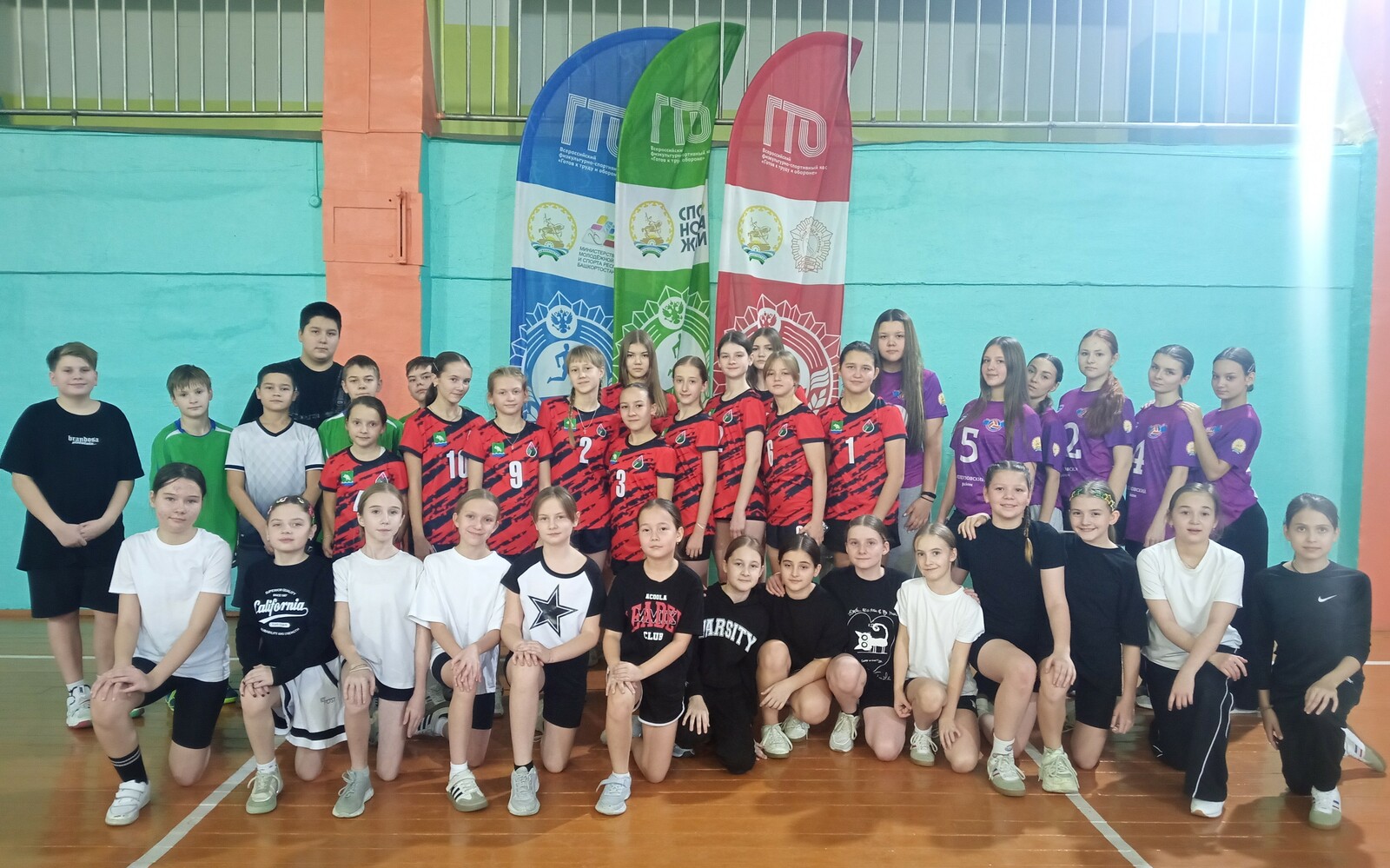 Мелеузовские волейболисты сдали нормы ГТО