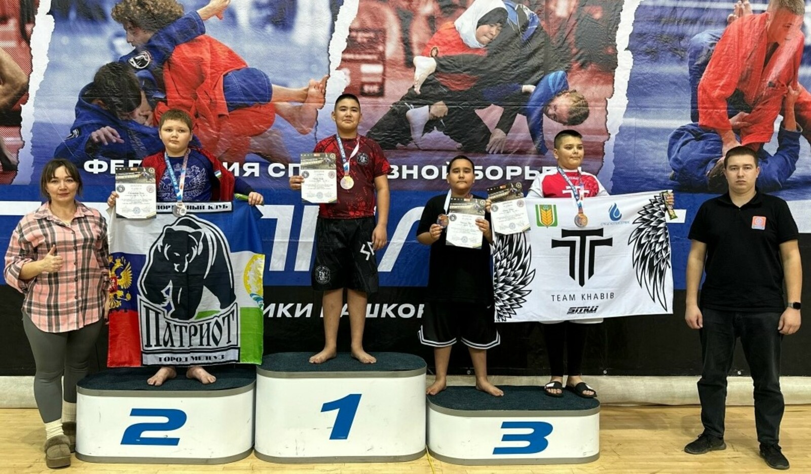 Борцы из Мелеуза завоевали медали турнира по грэпплингу в Салавате