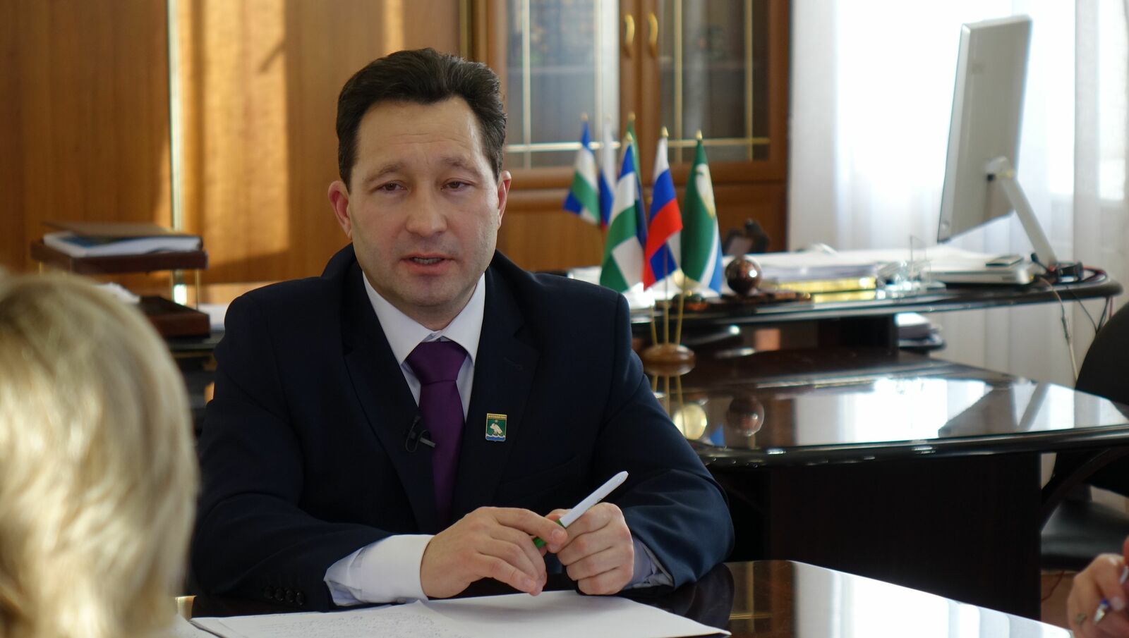 Пресс-конференция главы администрации  Мелеузовского района Рустэма Шамсутдинова