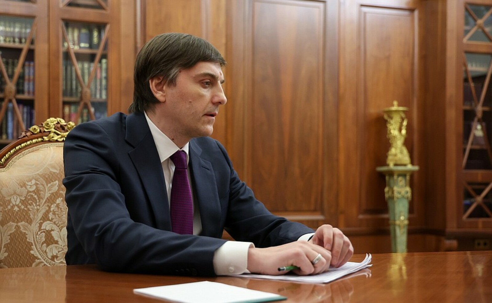 Президент принял в Кремле Министра просвещения Сергея Кравцова