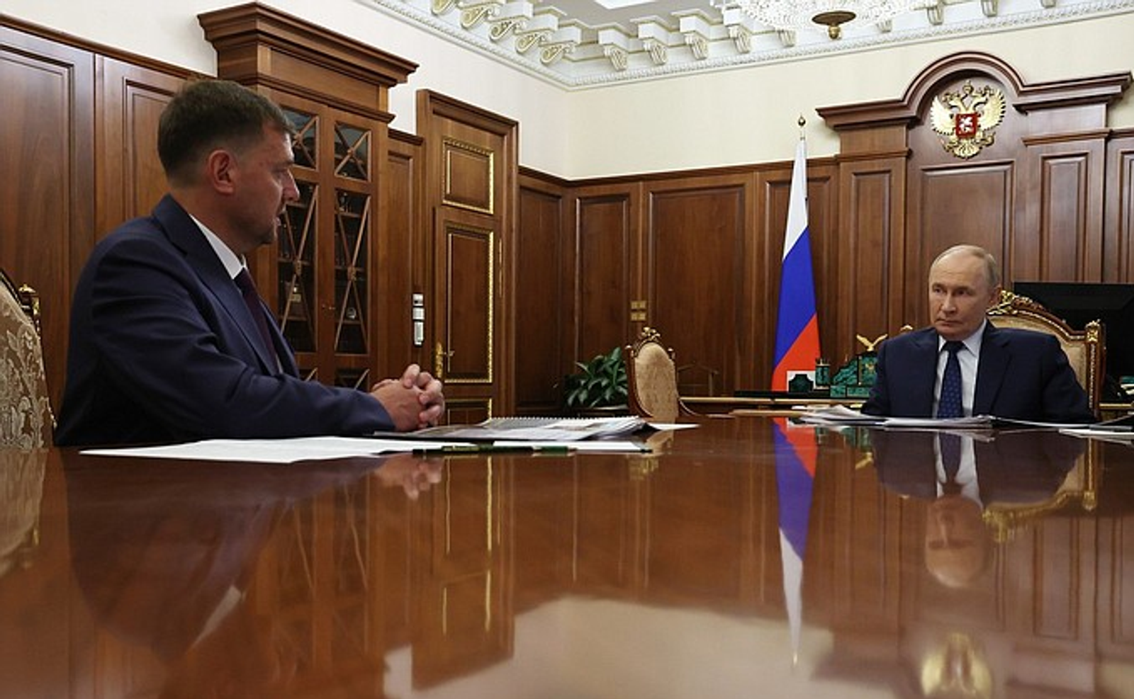 Владимир Путин провёл рабочую встречу с губернатором Запорожской области