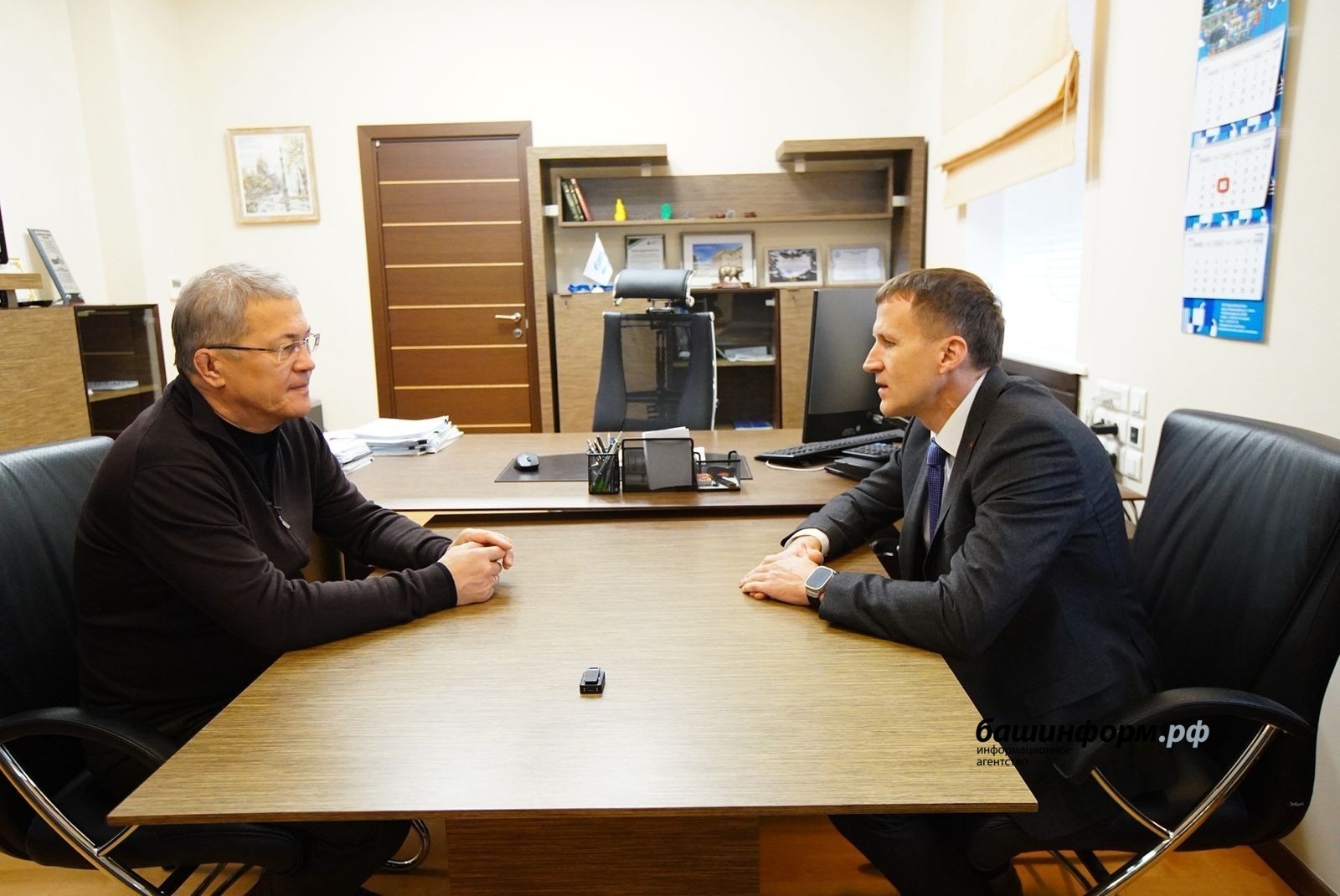 Радий Хабиров встретился с и. о. гендиректора «Газпром нефтехим Салават»