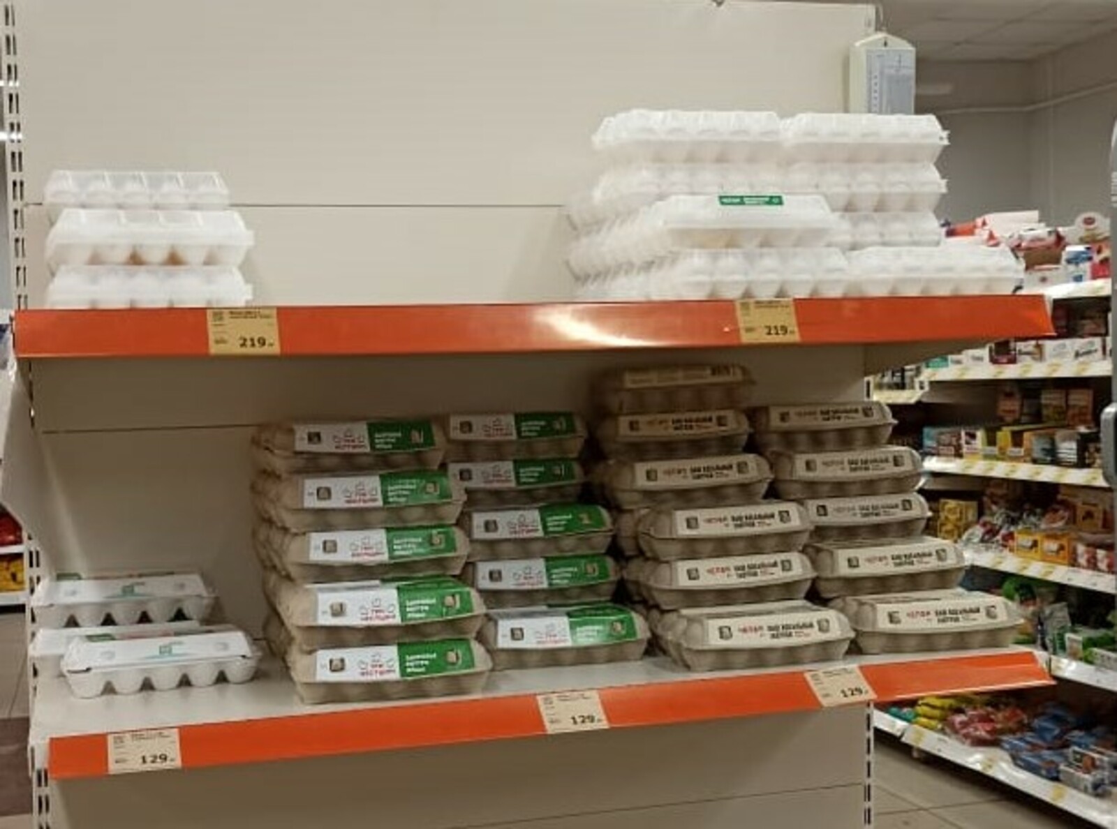 В магазинах Башкирии продают «золотые» яйца