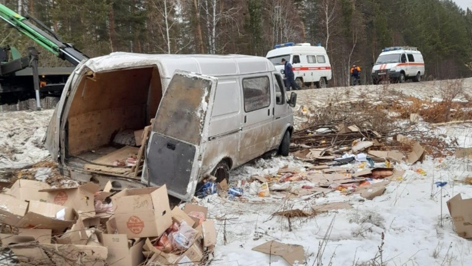 Сразу две аварии за день произошли на одной дороге в горах Башкортостана