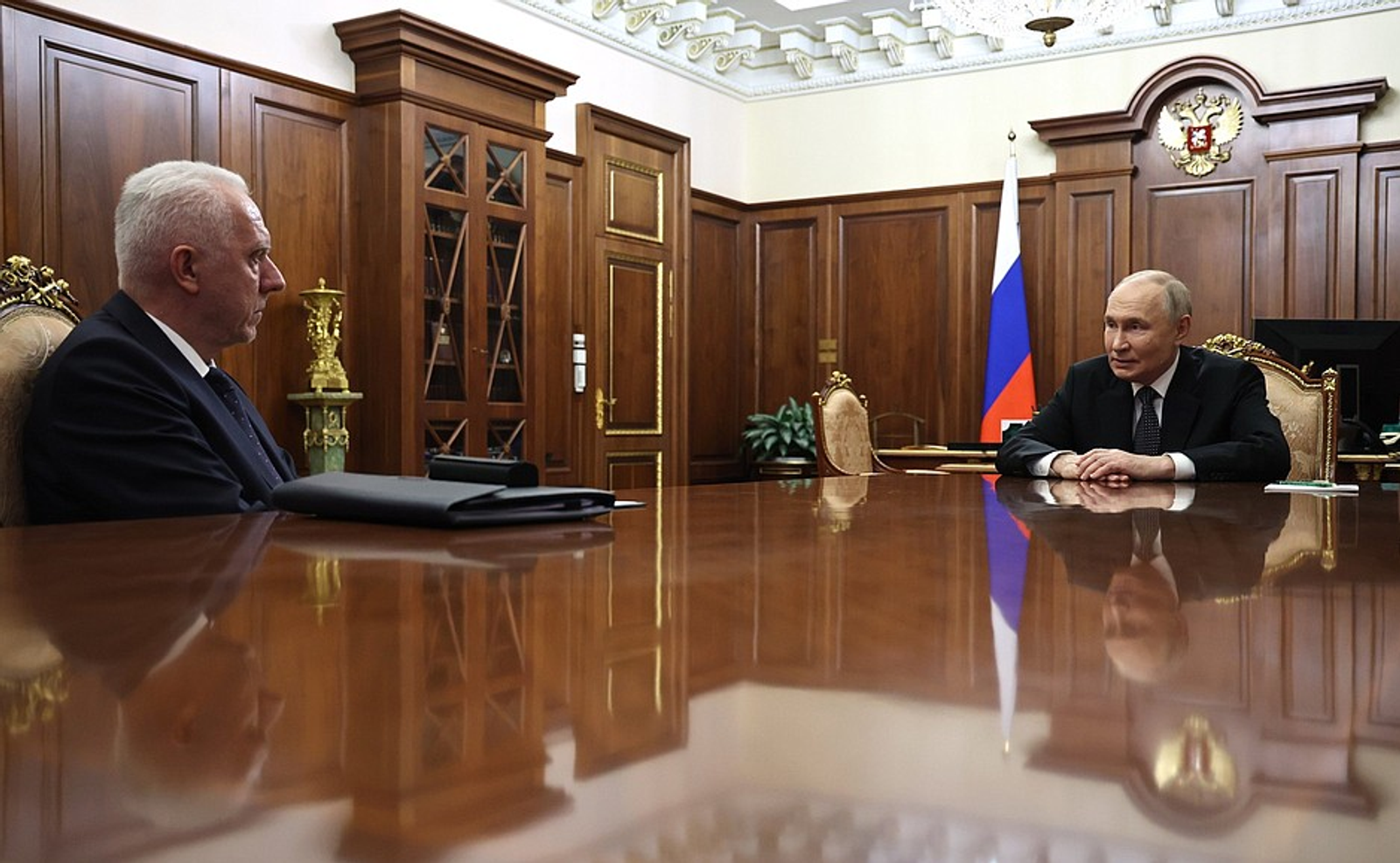 Владимир Путин провёл встречу с Генеральным прокурором Александром Гуцаном