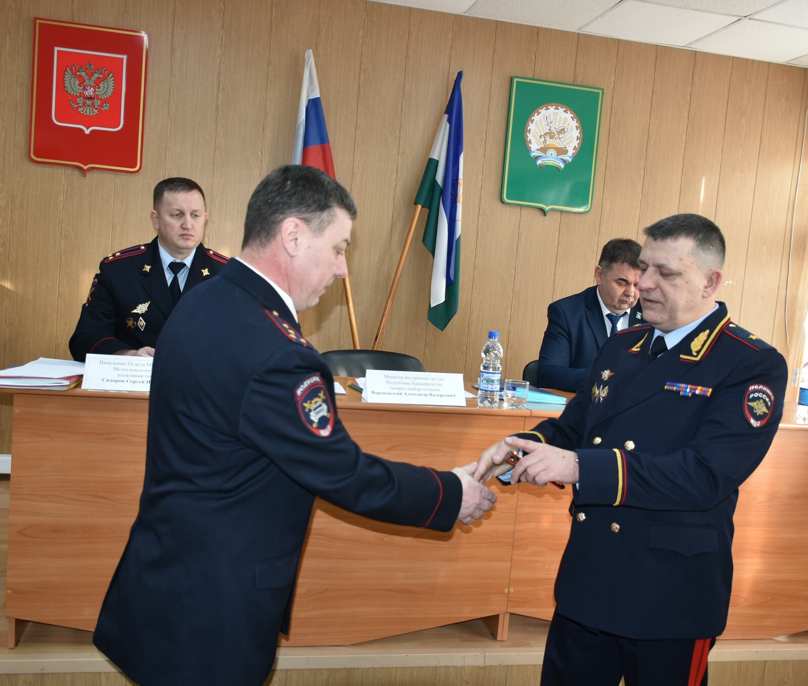 Мелеуз и Мелеузовский район посетил министр МВД по РБ Александр Воронежский