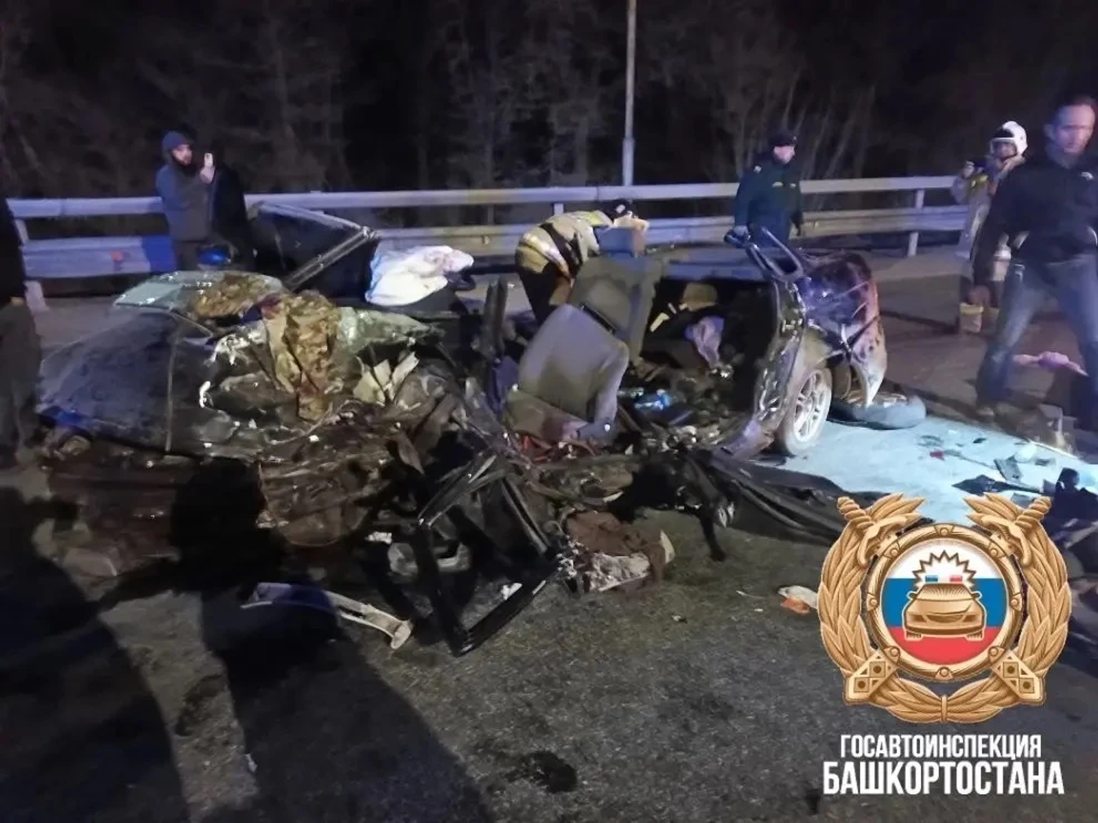 В Уфимском районе в результате ДТП пострадали пять человек