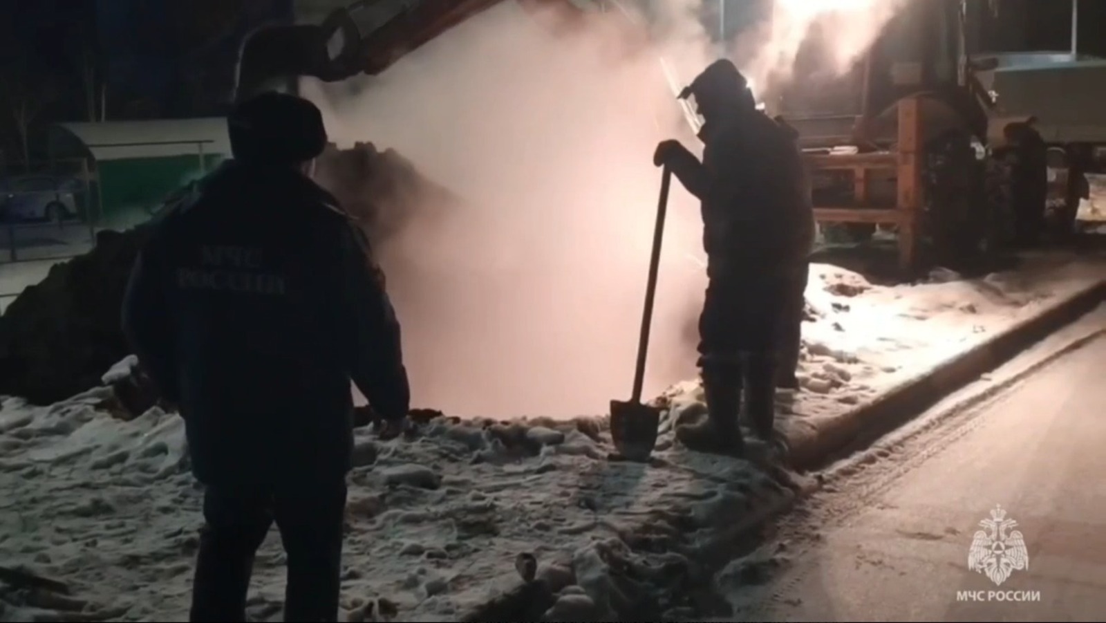 В одном из городов Башкирии все силы брошены на устранение коммунальной аварии